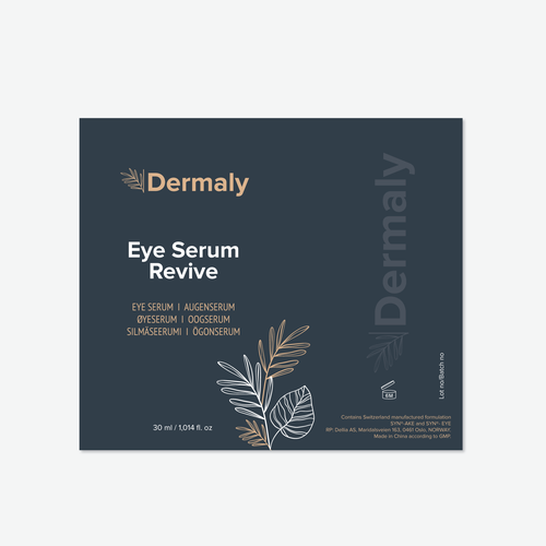 Eye serum bottle design Design by San Ois