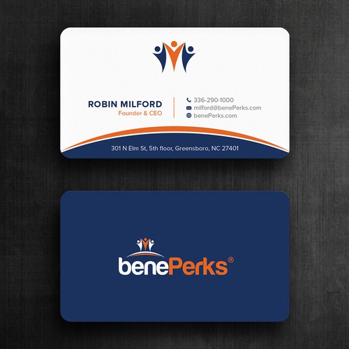 Biz Cards for fast growing company Design by Felix SH