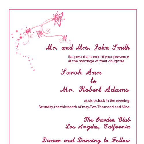 Letterpress Wedding Invitations Design by Miishti
