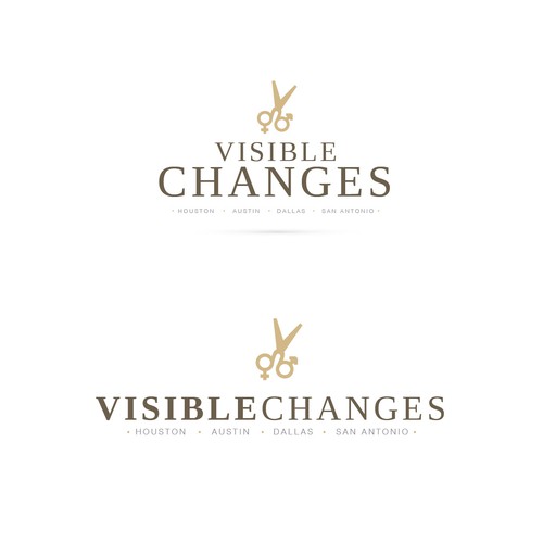 Create a new logo for Visible Changes Hair Salons Réalisé par Mich van D
