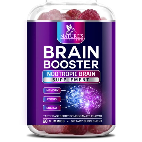 Brain Booster Supplement Design Needed for Nature's Nutrition Design by sapienpack