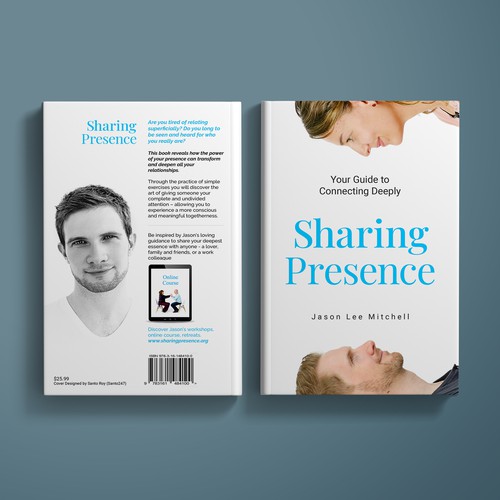 Mindfulness Book Cover on Sharing Presence Design by SantoRoy71