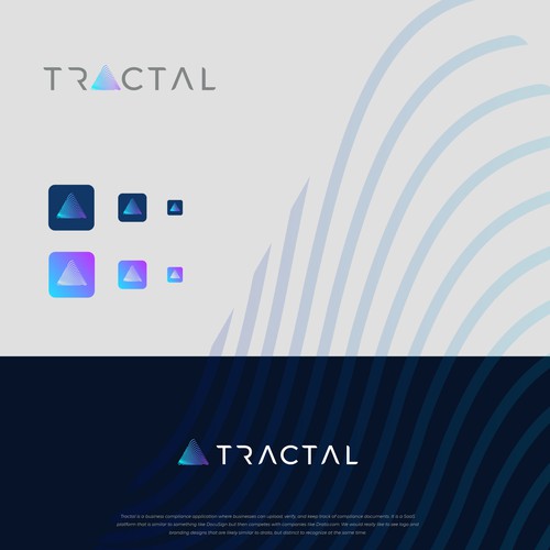 Tractal Logo and Branding Design by dipomaster™