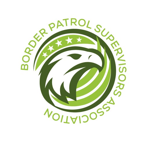 Border Patrol Supervisors Association Eagle Logo Design Design by Big wolf