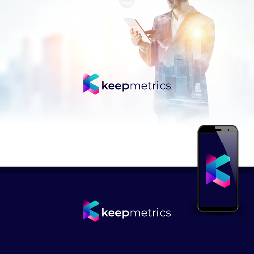 Craft a visually stunning logo for keep metrics Design by oink! design