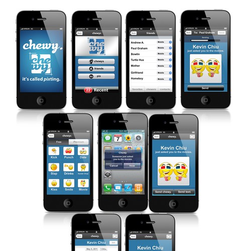 iPhone App Design Design by Fuaadh