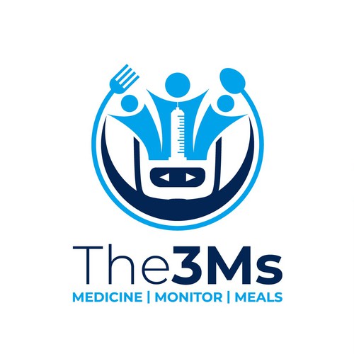 Logo for National Type 1 Diabetes Behavioral Health Research Study “3Ms 2.0” Design by Astart