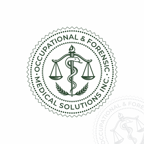 Forensic and Occupational Medical Practice Logo Design by TimZilla