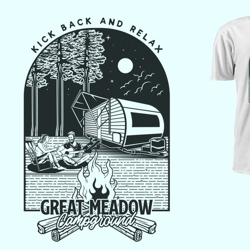 Great Meadow Campground looking For New Sweatshirt Design Design by Sendisign