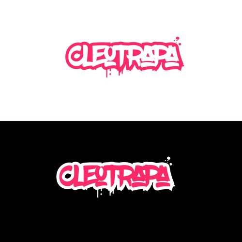 CLEOTRAPA Artist Name Logo Réalisé par Shapeology