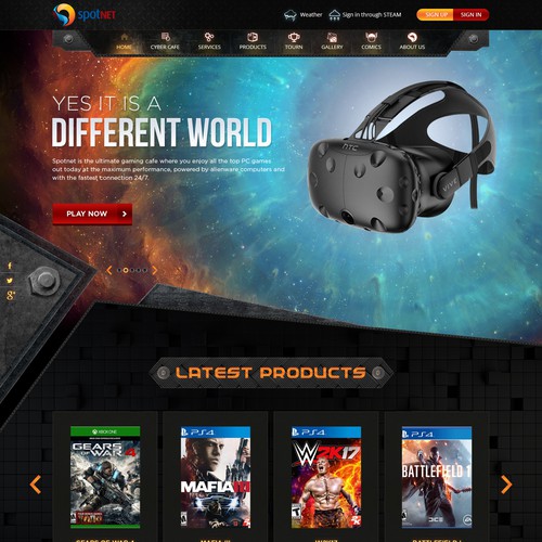 Spotnet website Design by ♔Mecolvin™