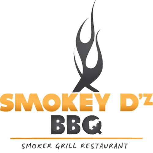 Logo for On-the-Go BBQ Smoker Grill Restaurant | Logo design contest