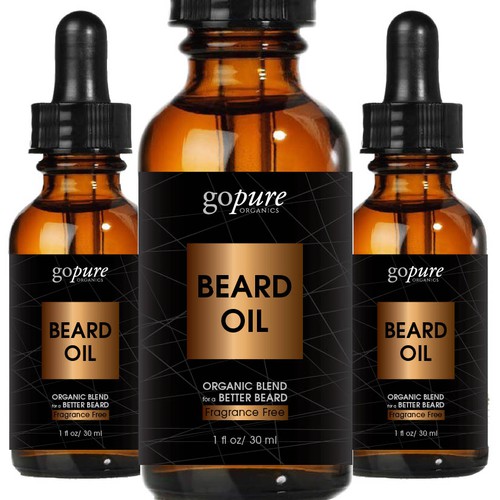 Create a High End Label for an All Natural Beard Oil! Réalisé par ve_sta