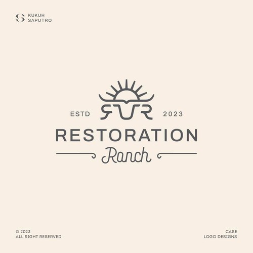 Need a logo for a Ranch called Restoration Ranch Design by Kukuh Saputro Design