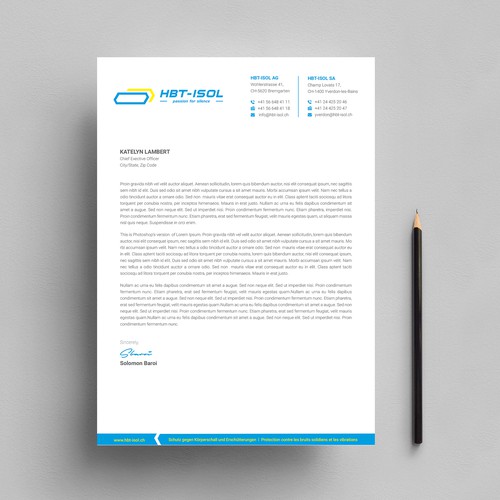 Implement the new logo on all our business papers Design von TanLearn