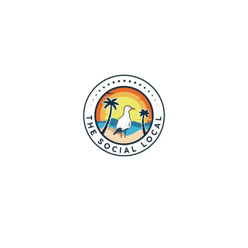 Beachy Clothing Brand Logo Design by smitadesign
