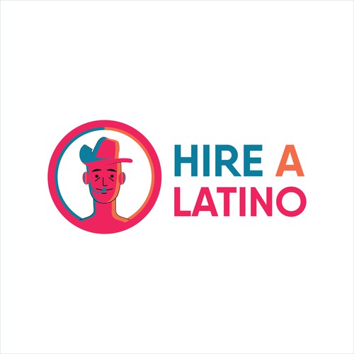 Powerful design for our software platform logo about hiring remote latino workers Design by Faisu Graphics