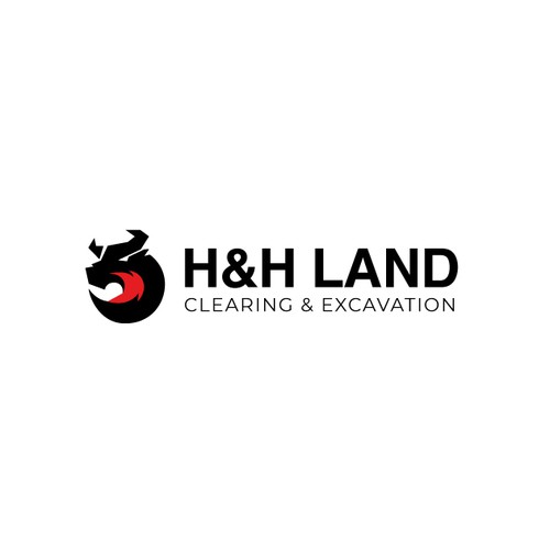 LOGO AND LETTER HEAD FOR H&H LAND CLEARING AND EXEXCAVATION Design by fffffffffffa