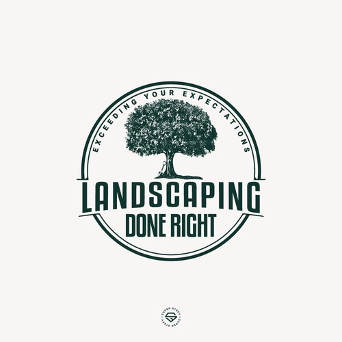 Searching for Clean, Indelible Logo for Landscaping Company Design by SuperStefy ★ ★ ★ ★ ★