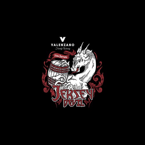 Valenzano Winery 2021 T-Shirt (Jersey Devil logo) Design by ad.sa