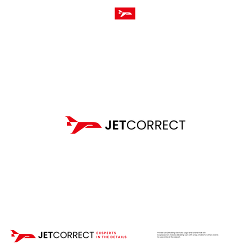 Jet Correct - Identity/Logo for Aviation Detailing Company - Unique Designs Apply! Design by [L]-Design™