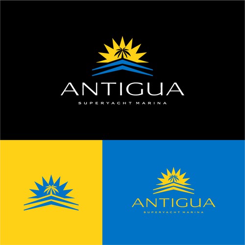 Logo for Antigua Superyacht Marina Design by harrysvellas