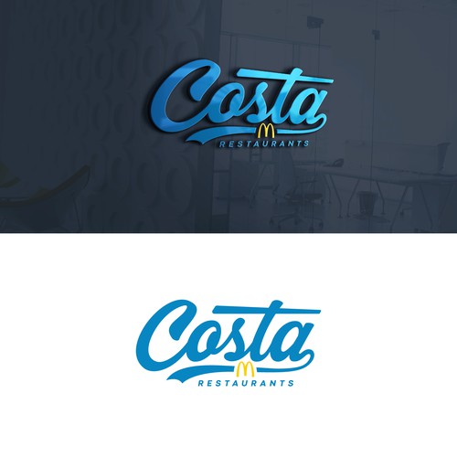 Logo for Costa Restaurants - McDonald's Design by rouf_art