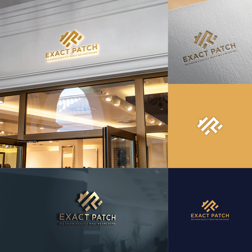 "Exact Patch Logo" winning Logo & social media pack