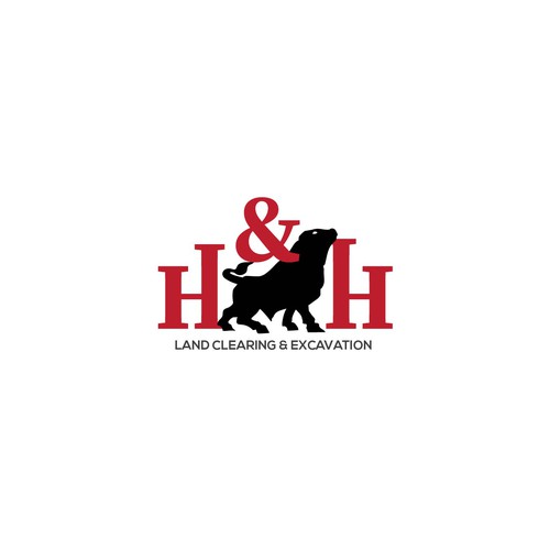 LOGO AND LETTER HEAD FOR H&H LAND CLEARING AND EXEXCAVATION Design by TT Global Studios™