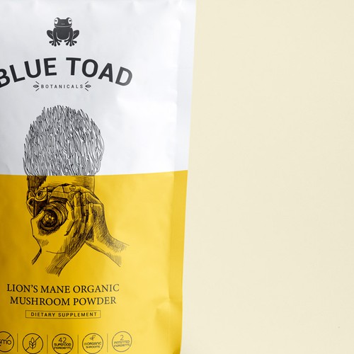 Blue Toad Botanicals™ Needs A Fun & Creative Package Design! Design by Space pilot