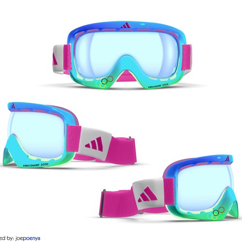 Design adidas goggles for Winter Olympics Ontwerp door joepoenya
