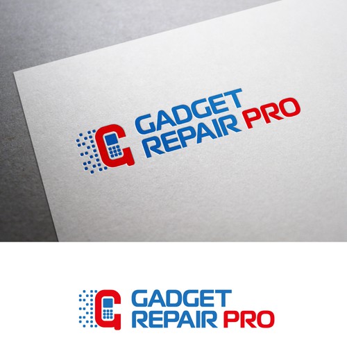 Logo for "Gadget Repair Pro" a company that fixes cell phones, tablets