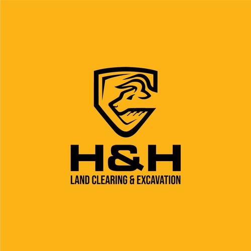 LOGO AND LETTER HEAD FOR H&H LAND CLEARING AND EXEXCAVATION Design réalisé par JELOVE