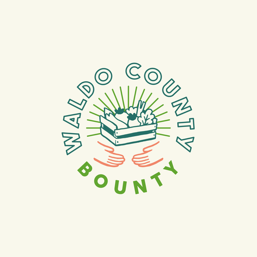 99nonprofits winner - Design a fresh, active logo for a nonprofit fighting hunger with locally grown foods in Maine. Design by Ameline Studio