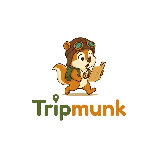 Logo design concept for Tripmunk