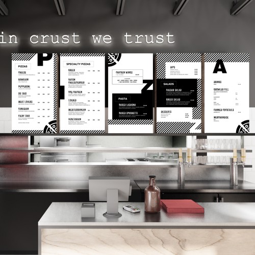 Menu Boards Design by Héctor Ovidio Miranda