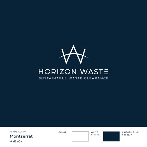 "Sustainable Waste Clearance Logo" winning Web page design