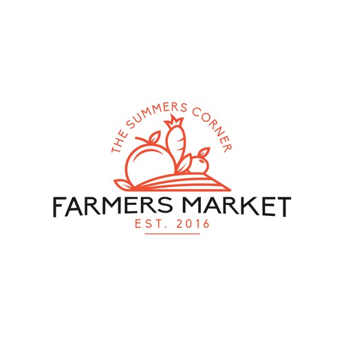 Designs | The Summers Corner Farmers Market | Logo & brand identity ...