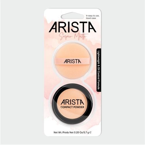 Arista Compact Powder Design by SBS GRAPHICS