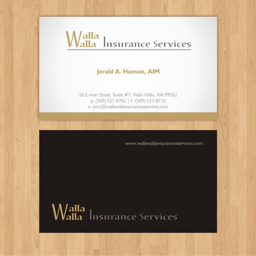 Walla Walla Insurance Services needs a new stationery Réalisé par malih