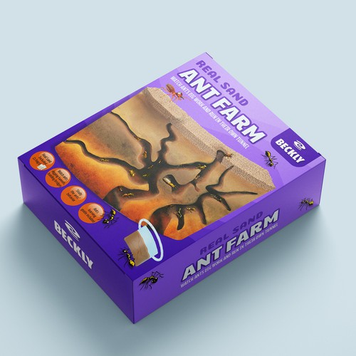 Eye Catching Ant Farm Box Design Design by Radmilica