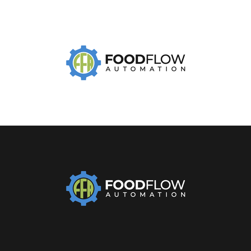 FoodFlow Automation Logo Diseño de Captainzz