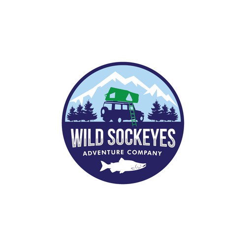 Design a logo for a rooftop tent adventure company in Alaska Design by GraphicTec