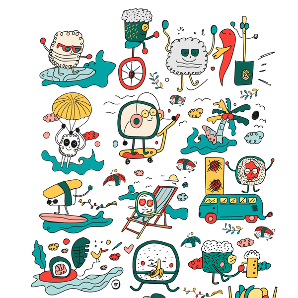 illustrated pattern