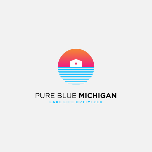 Pure Blue Michigan Design by rollas.sign