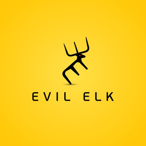 In need of an abstract smooth logo for Evil Elk game studio Ontwerp door Bo-design