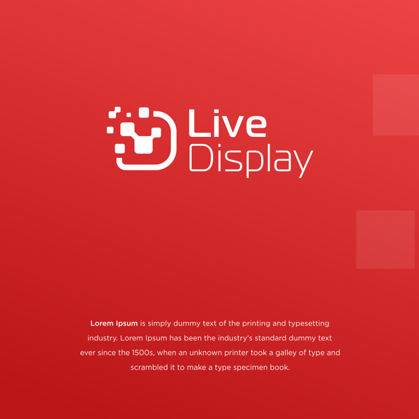 Design by Soerjadi titled "LIVE DISPLAY"