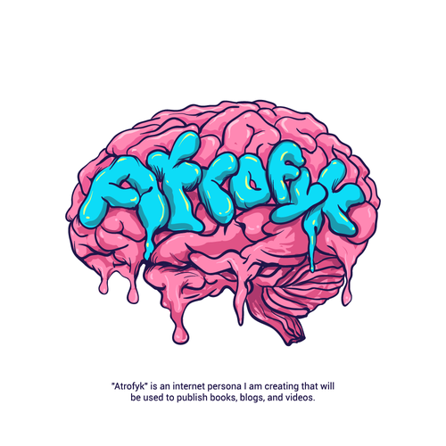 Help me melt brains with a logo representing my internet persona Design by jacondsign