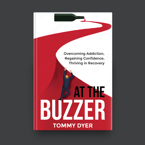 Book cover for inspirational, comeback story out of addiction into recovery! Design by romy