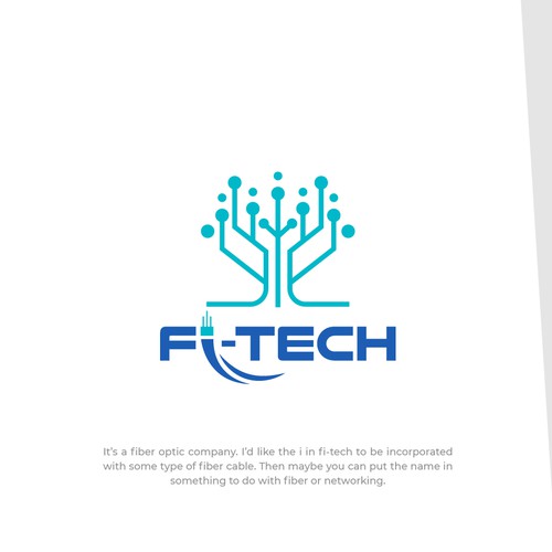 We need a modern logo for our fiber optic company Design by MotionPixelll™